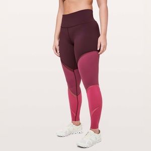 Lululemon Colour Me Ombre Tight *28"
Dark Adobe / Blush Berry / Violet Red 6